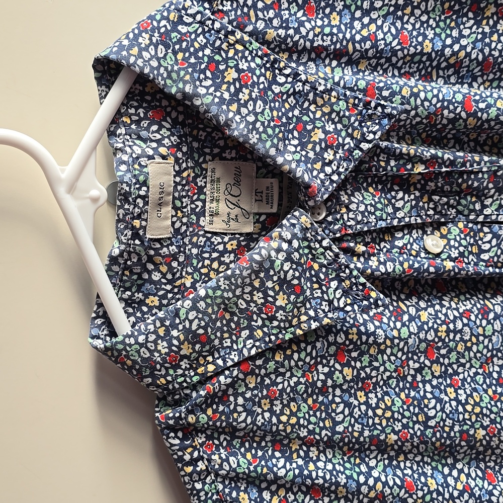J. Crew Secret Wash Shirt Size Large Tall